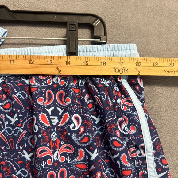 Burlebo Swim Trunks Mens 2XL Bandana Print 4 Way Stretch 6.5" Inseam Quick Dry - Picture 7 of 11